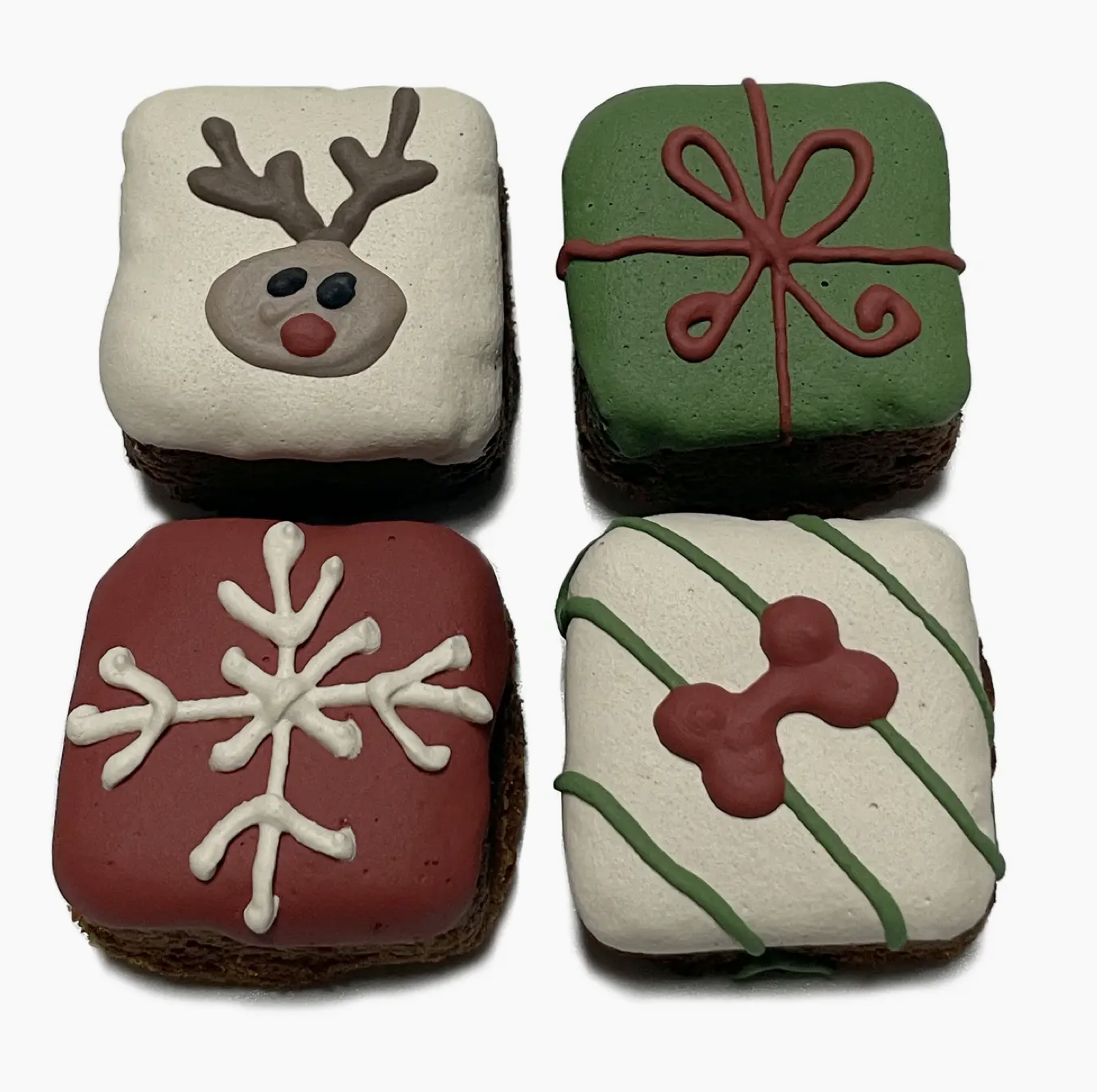 Bubba Rose Biscuit Co. Christmas Brownie Bites Dog Treat