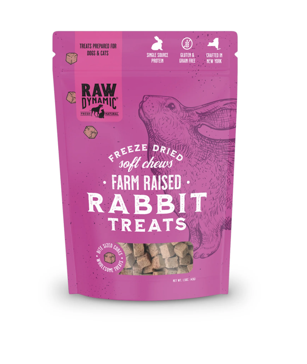 Raw Dynamic Freeze-Dried Rabbit Treats