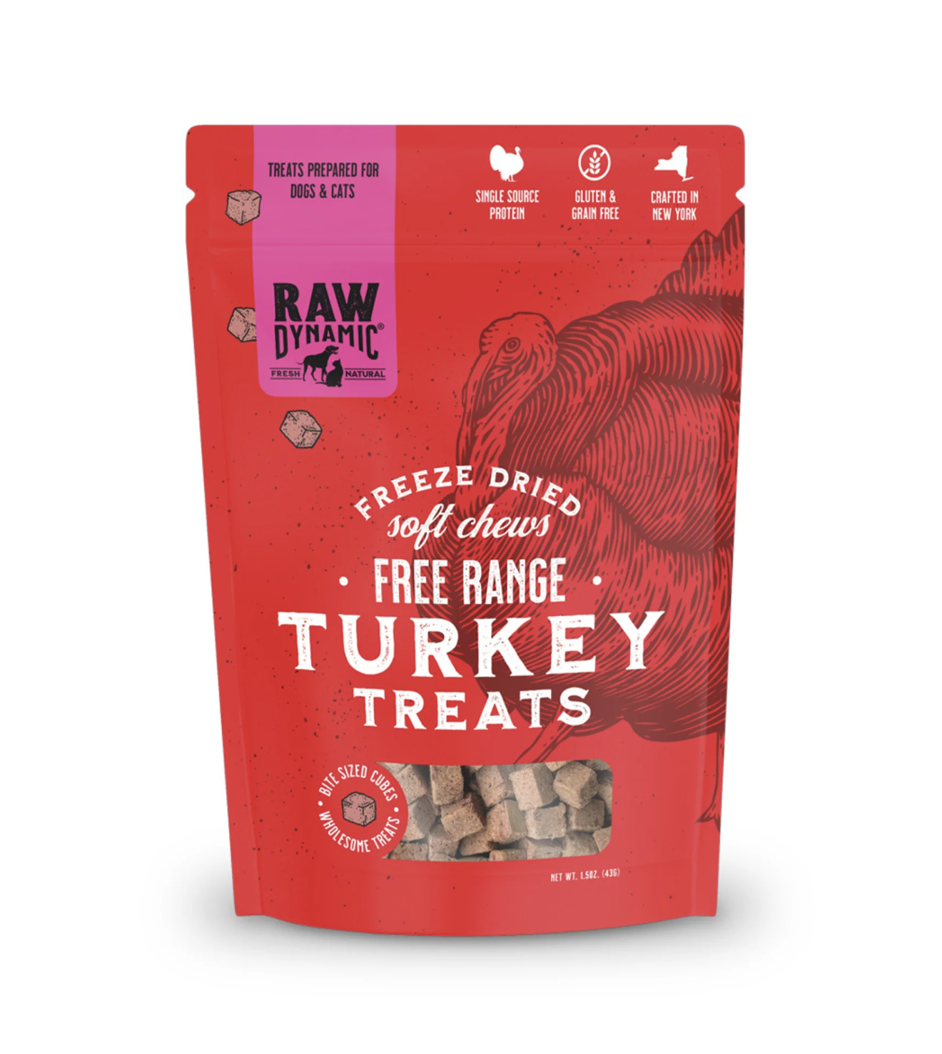 Raw Dynamic Freeze-Dried Turkey Treats