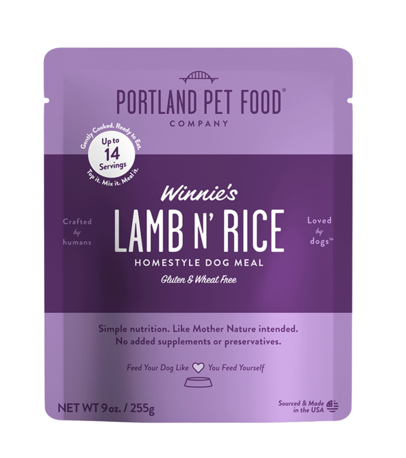 Portland Pet Winnie's Lamb N' Rice Homestyle Meal