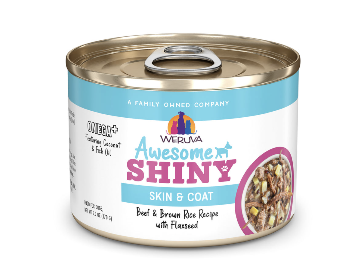 Weruva Awesome Shiny Beef &amp; Rice with Flaxseed Canned Dog Food