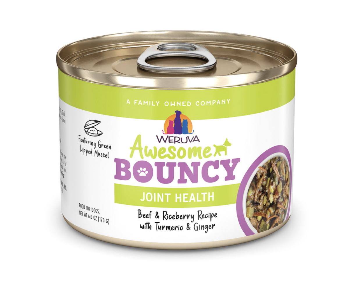Weruva Awesome Bouncy Beef &amp; Riceberry with Turmeric &amp; Ginger Canned Dog Food