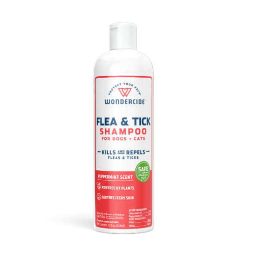 Wondercide Flea & Tick Shampoo for Dogs and Cats Killer treatment with Natural Essential Oils, 12 fl. oz., 12 FZ