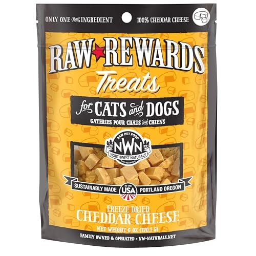 Northwest Naturals Raw Rewards Freeze-Dried Cheddar Cheese Dog Treats