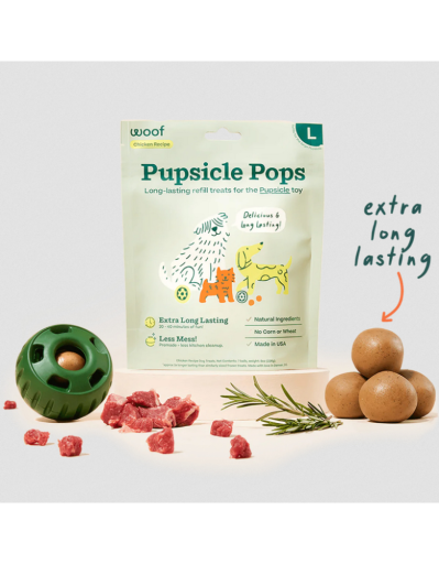 Woof 6 oz Pupsicle Pops Chicken Refill - Small