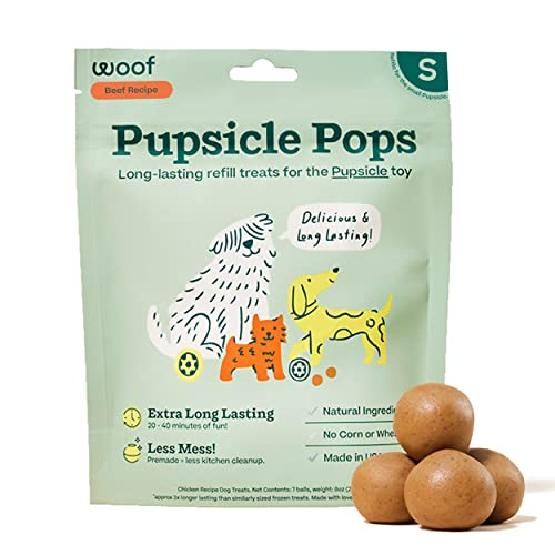 WOOF Pupsicle Pops, Refills  Small PB & Beef