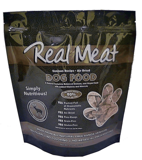 Real Meat Air-Dried Venison Dog Food