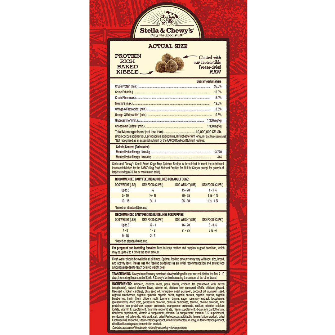 Stella and on sale chewy chicken kibble