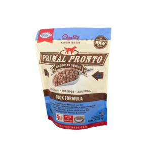 Primal Raw Frozen Pronto Duck Formula 4lbs for Dogs
