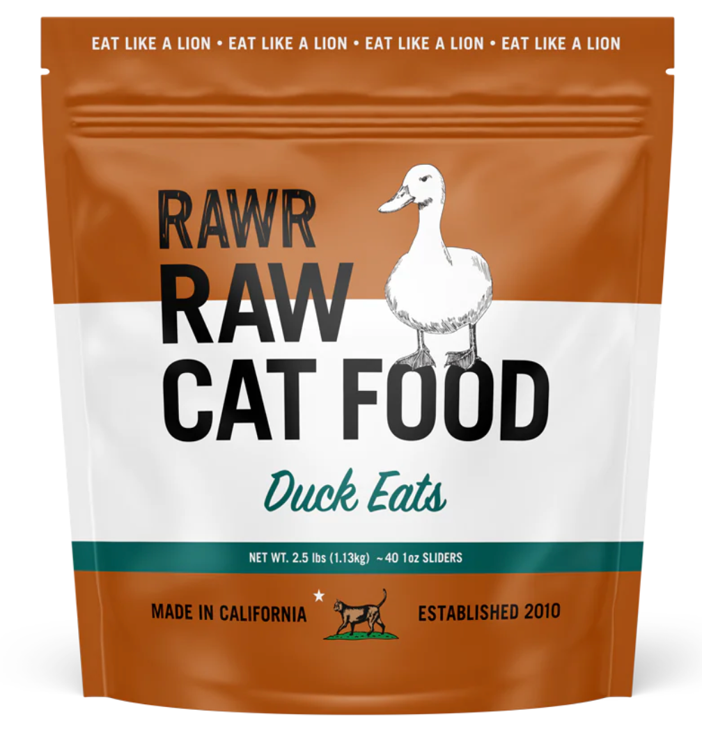 Rawr Raw Frozen Duck for Cats