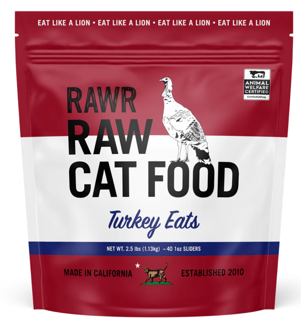 Rawr Raw Frozen Turkey for Cats