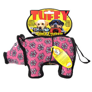 Tuffy Barnyard Jr Pig Dog Toy Pet
