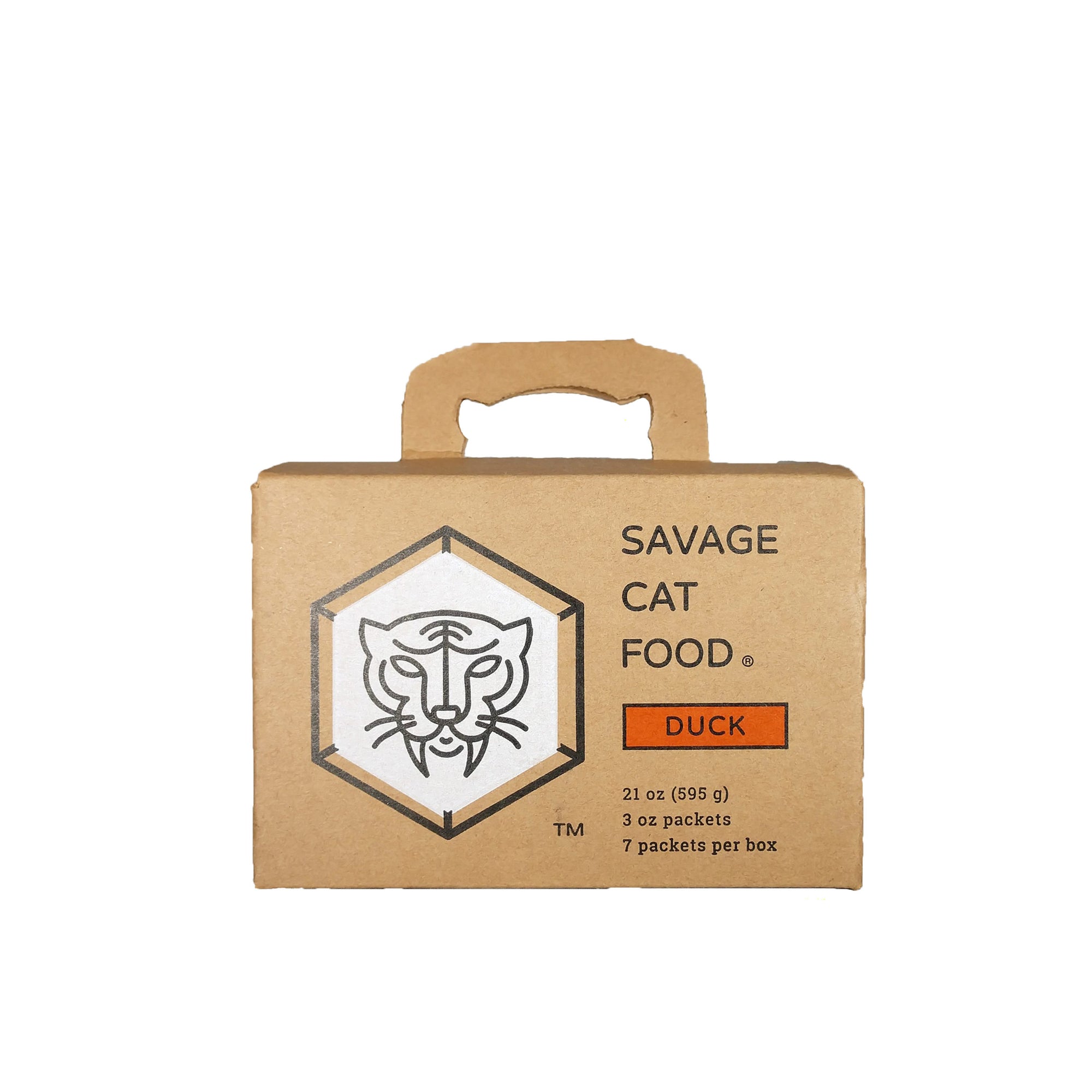 Savage Cat Raw Frozen Duck Box Small & Large
